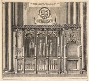 Kempe (monument) by Wenceslaus Hollar